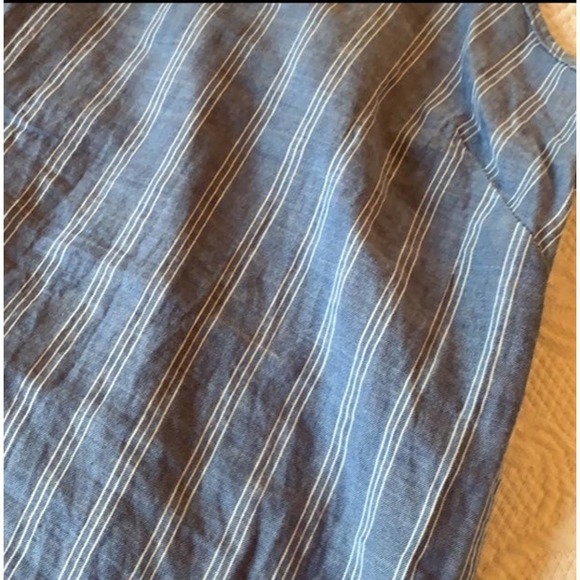 New w tags! J.Crew women’s linen pajama racer tank top size‎ 4 - Picture 2 of 4